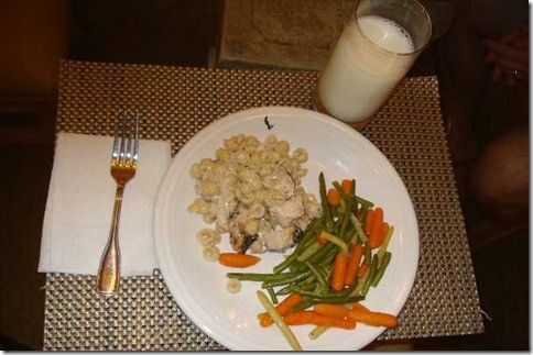 dinner at home