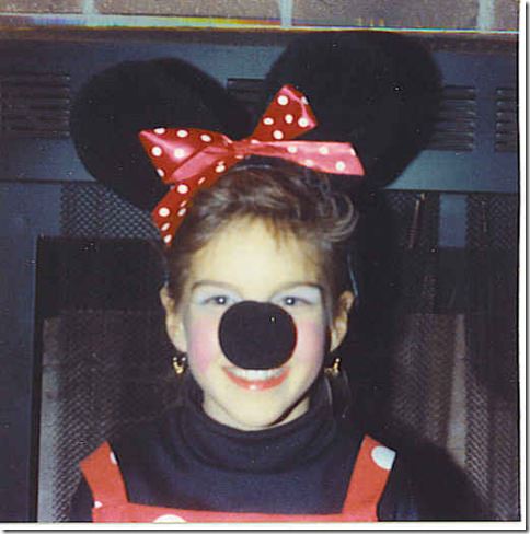 kristin as minney mouse in 91