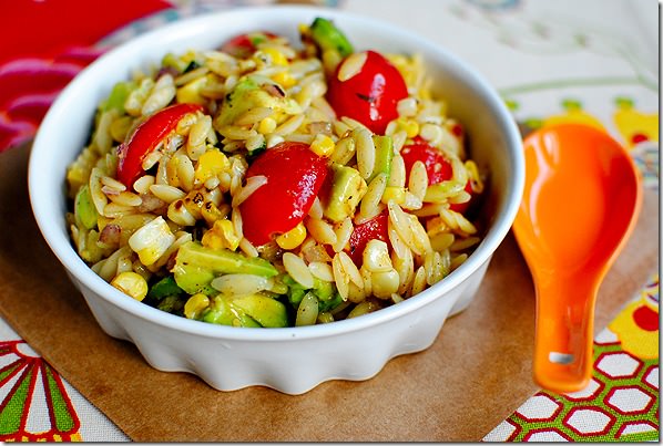GrilledCornOrzoSalad