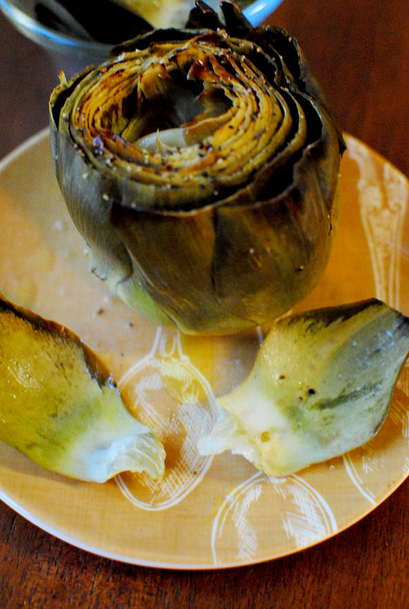 Roasted Artichokes with Lemon and Garlic - Iowa Girl Eats