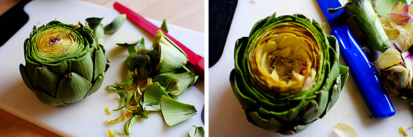 Roasted Artichokes with Lemon and Garlic - Iowa Girl Eats