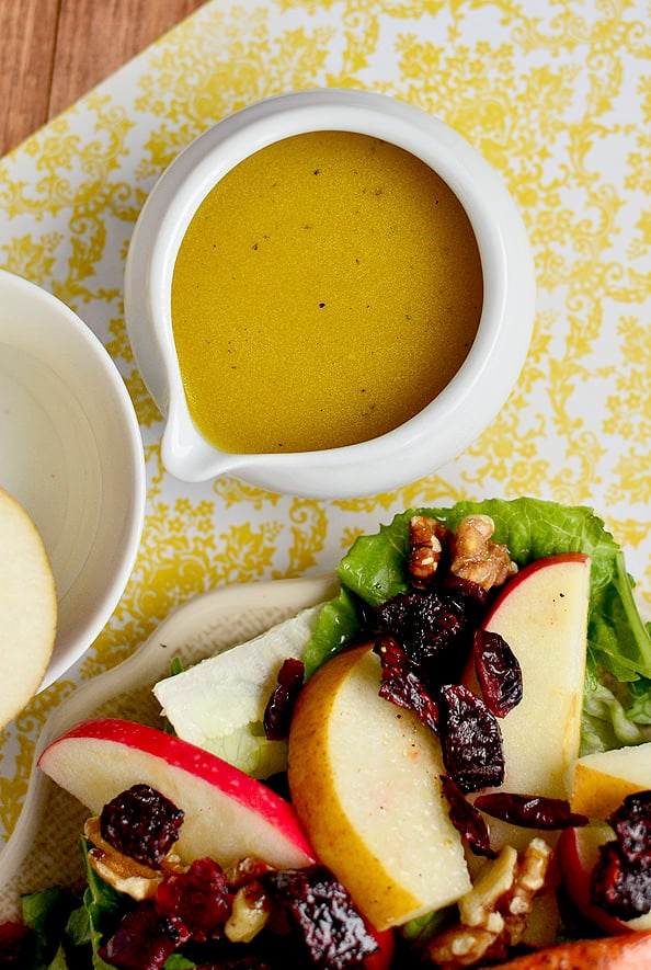 Autumn Salmon Salad via Iowa Girl Eats