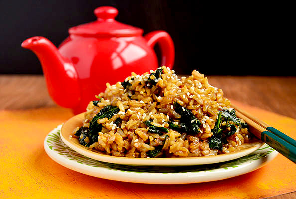 Must Try Kale Fried Rice from Iowa Girl Eats