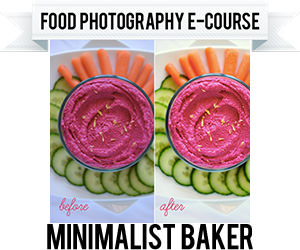 Minimalist Baker Food Photography E-Course