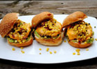 Buffalo Chicken Cobb Salad with Buffalo Deviled Eggs
