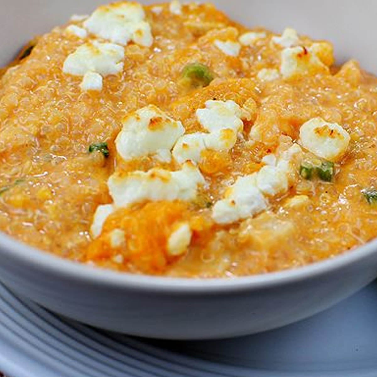 Buffalo Chicken Quinoa Mac and Cheese