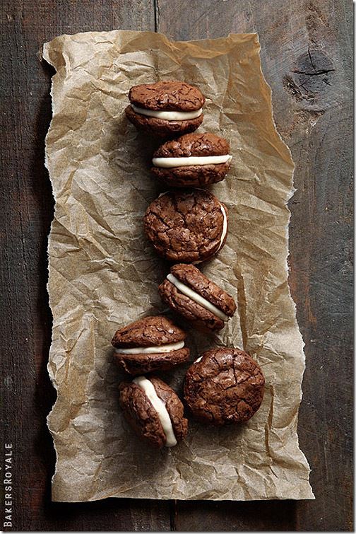 Brownie-Sandwich-Cookies-with-Salted-Creme-Filling-Bakers-Royale