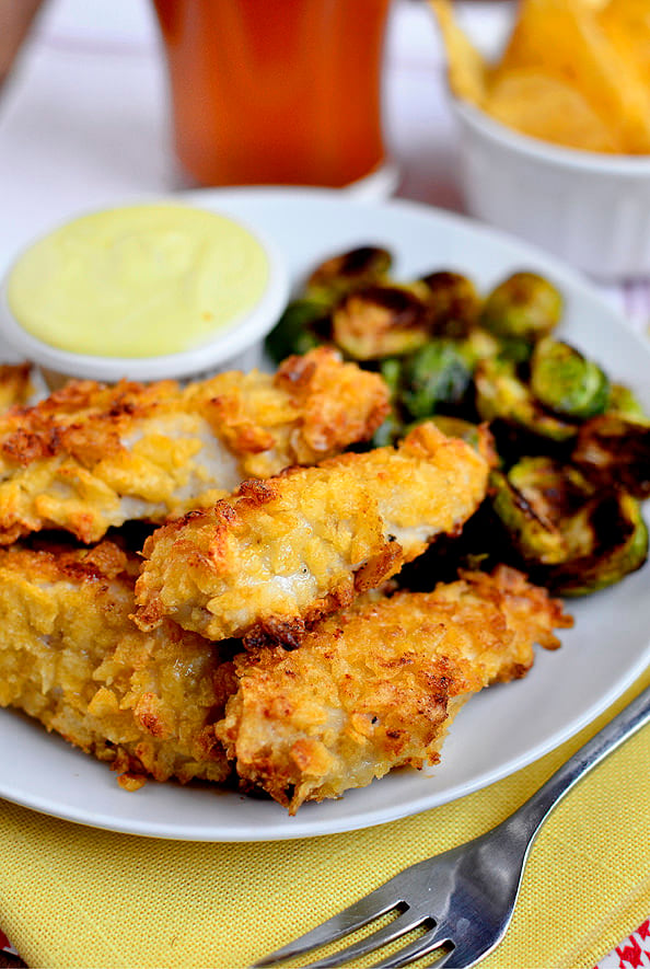 Potato Chip Chicken Fingers