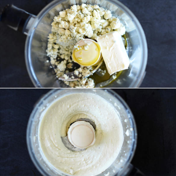 Whipped Bleu Cheese Balsamic Bites from Dana @ Minimalist Baker | iowagirleats.com