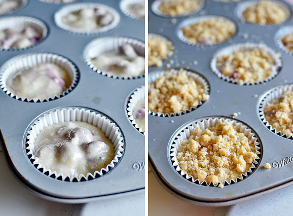 Raspberry Lemonade Crumb Muffins | iowagirleats.com
