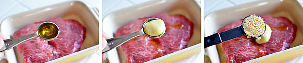 Dijon-Brown Sugar Marinated Steak | iowagirleats.com