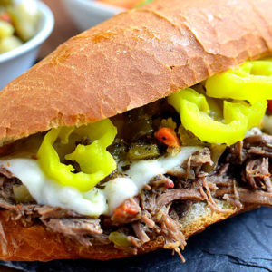 featured image of italian beef sandwiches