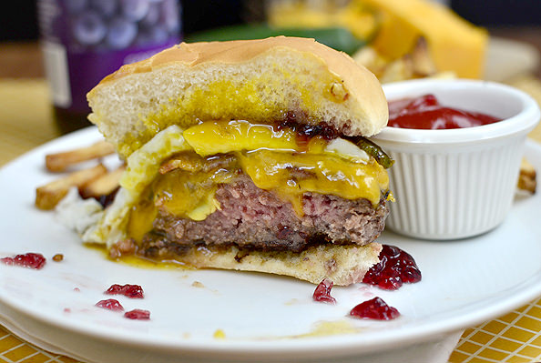 Canyon Creek Burger. A copycat recipe from Ted's Montana Grill! | iowagirleats.com