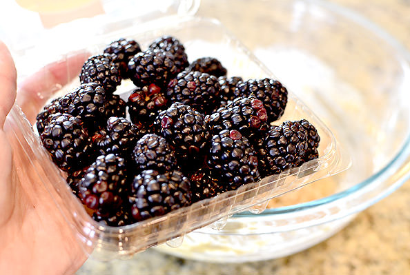 Lemon Blackberry Breakfast Cookies are dairy, egg, and gluten free! | iowagirleats.com