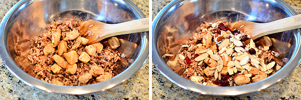 Kale and Wild Rice Bowls with Honey-Balsamic Vinaigrette | iowagirleats.com