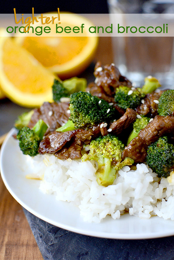 Lighter Orange Beef and Broccoli | iowagirleats.com