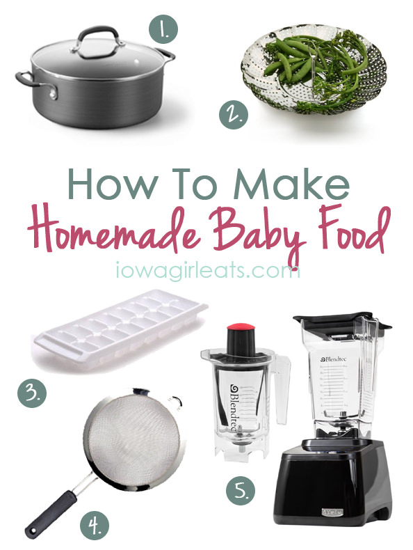 How To Make Homemade Baby Food | iowagirleats.com