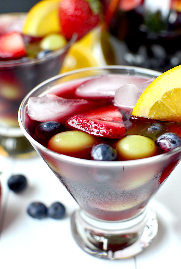 Best Ever Sangria. My all time favorite recipe for Sangria. Not too sweet! | iowagirleats.com