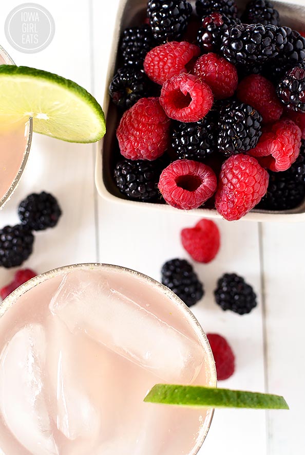 Chambord Margarita is a classic fresh margarita with a fruity yet not too sweet twist! #cocktail | iowagirleats.com