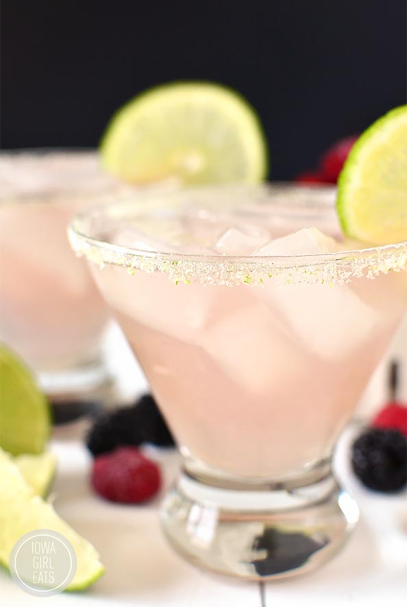 Chambord Margarita is a classic fresh margarita with a fruity yet not too sweet twist! #cocktail | iowagirleats.com