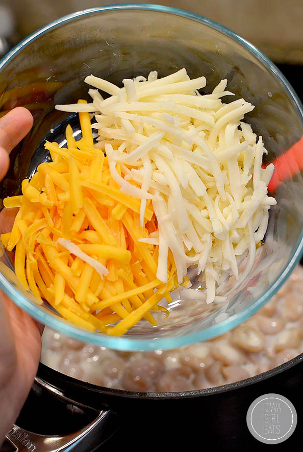 shredded cheese for one pot mac and cheese
