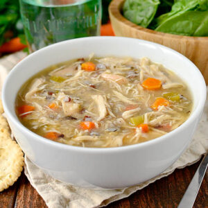 Crock Pot Chicken and Wild Rice Soup