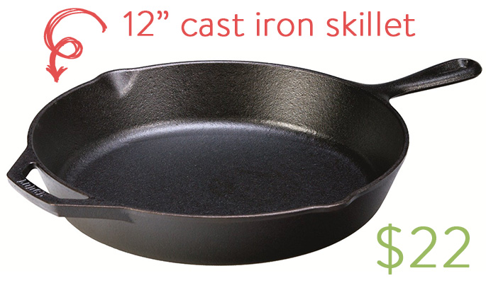 12 inch cast iron skillet | iowagirleats.com