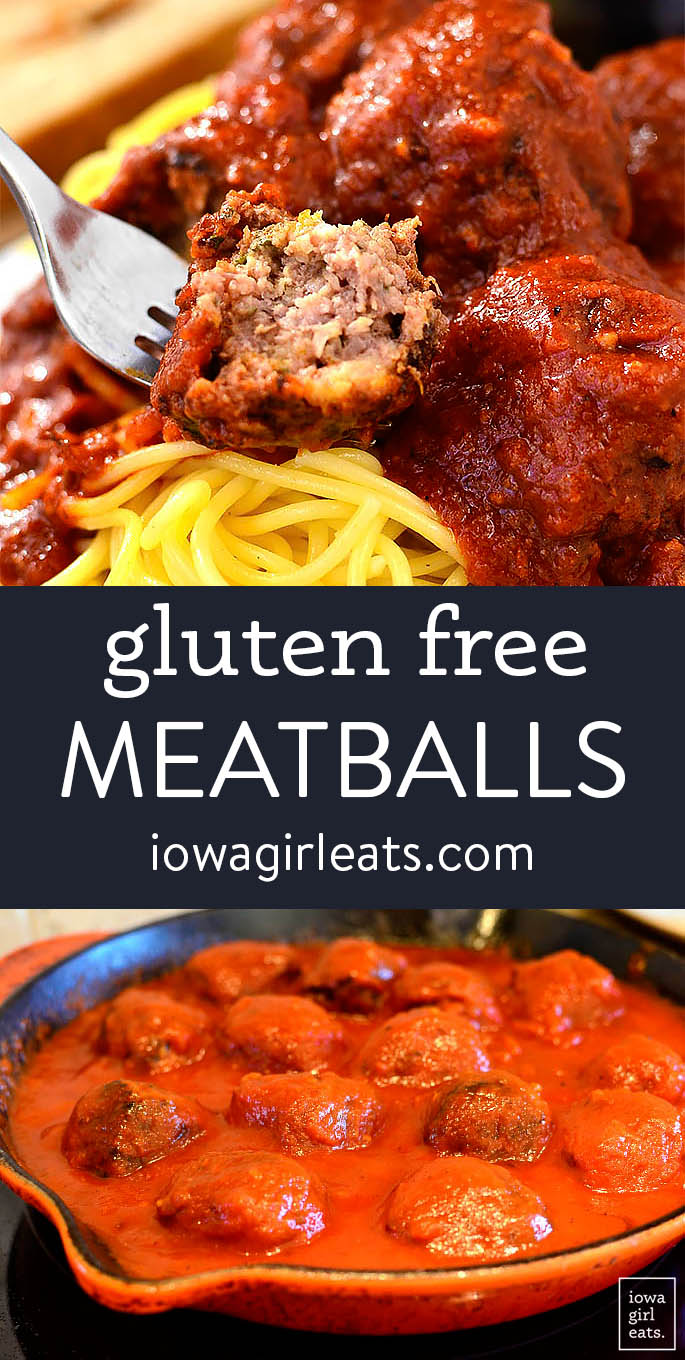 photo collage for gluten free meatballs