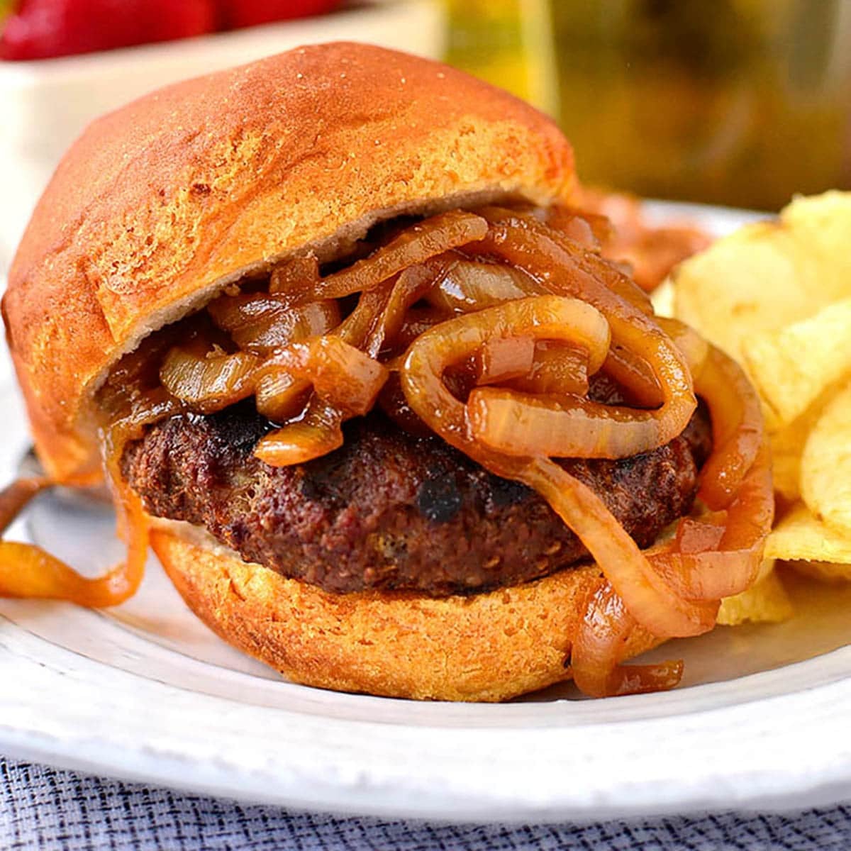 Homemade Brat Burgers
