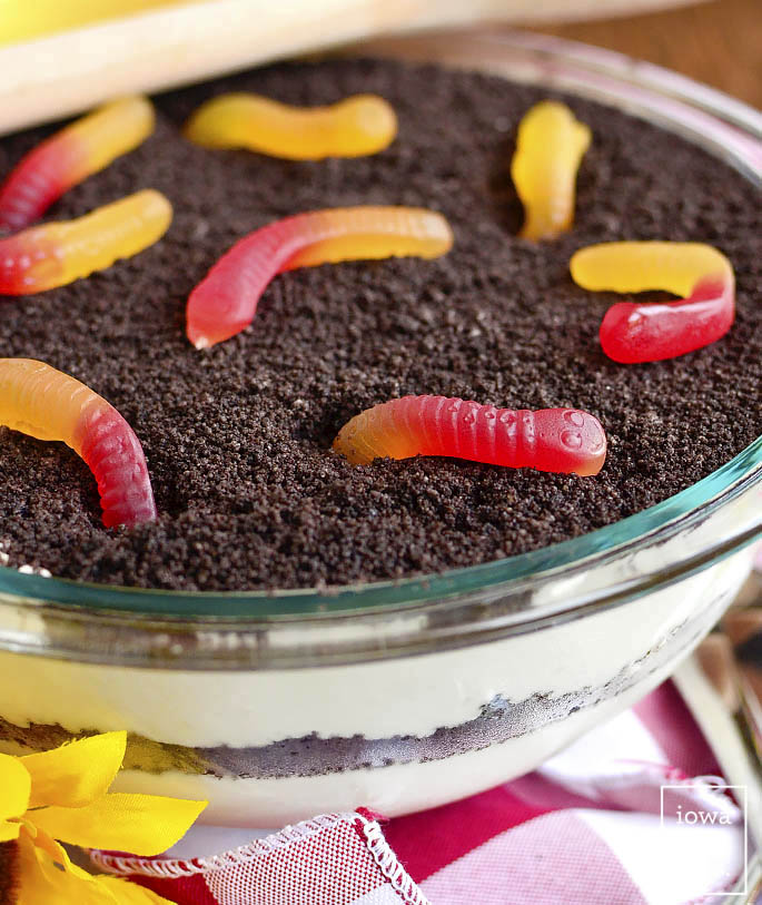 Help anyone with a gluten intolerance or dairy allergy feel like a kid again with Gluten-Free, Dairy-Free Dirt Cake! Rich and creamy, it's the perfect summertime treat. | iowagirleats.com