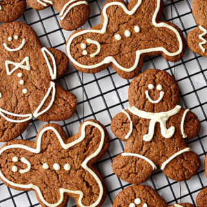 Super Easy Gingerbread Cookies (Gluten-Free + Grain-Free!)