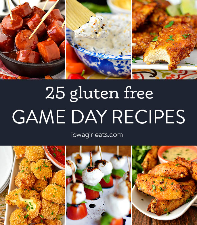 Gluten Free Super Bowl REcipes collage