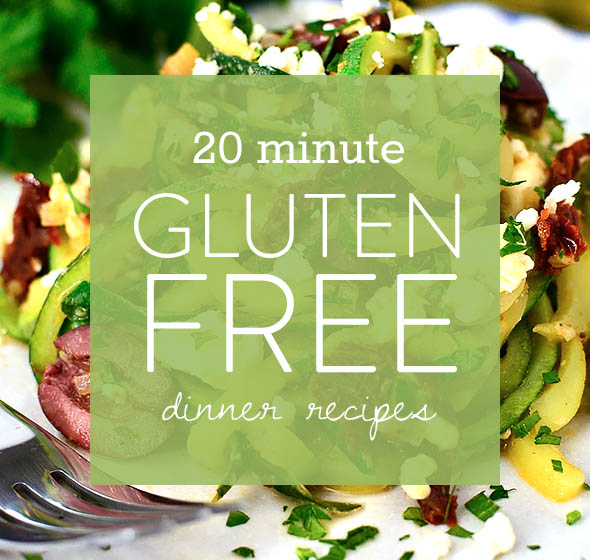Dinner FAST! 20 Minute Gluten-Free Recipes - Iowa Girl Eats