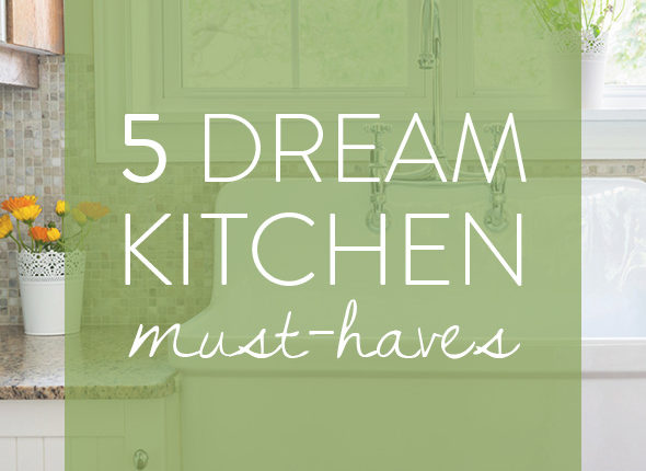 Design and convenience describe my ideal kitchen. Here are my 5 dream kitchen must haves! | iowagirleats.com