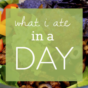 What I (and My Kids) Ate In a Day
