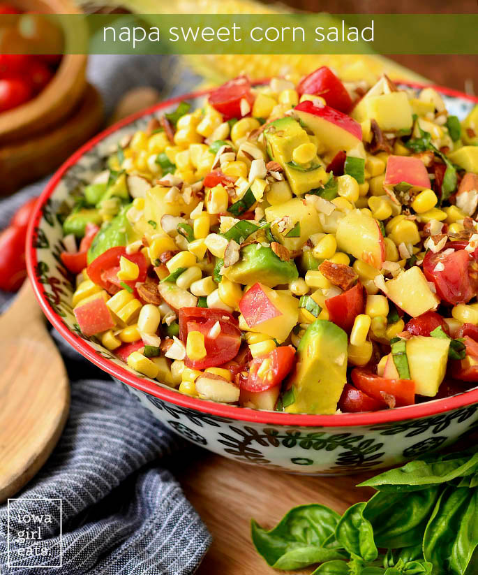 Napa Sweet Corn Salad - Fresh and Healthy Salad Recipe