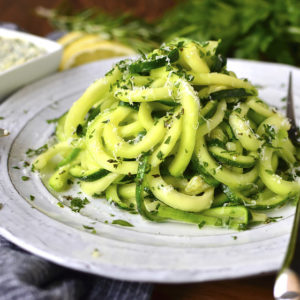 Featured image of Parmesan Garlic-Herb Zoodles