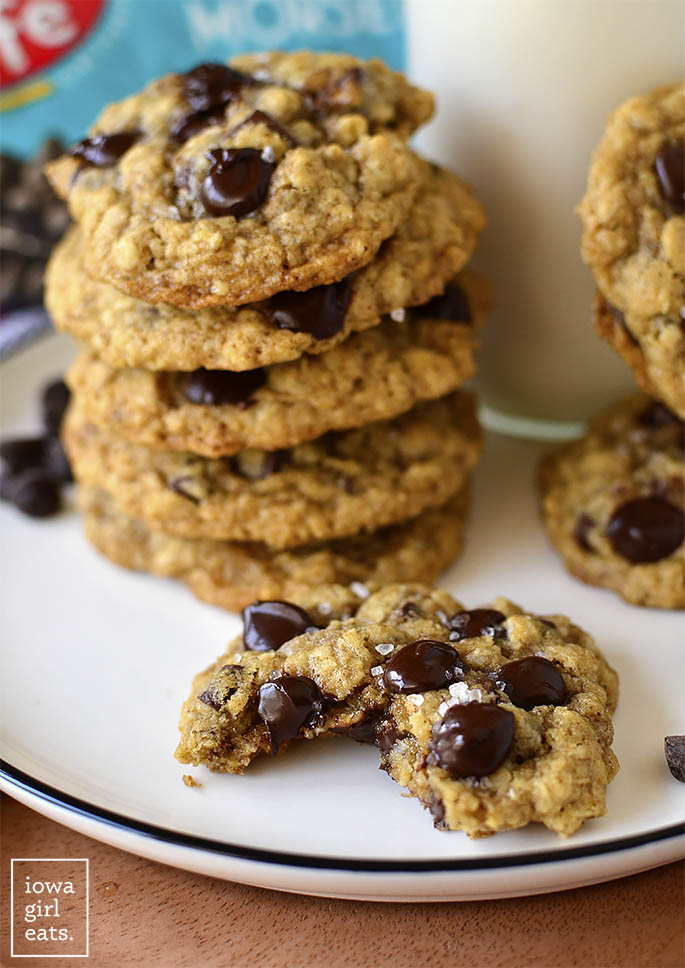 Main image of Brown Butter Oatmeal Chocolate Chip Cookies