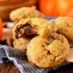 Soft Batch Pumpkin Gingersnap Chocolate Chip Cookies