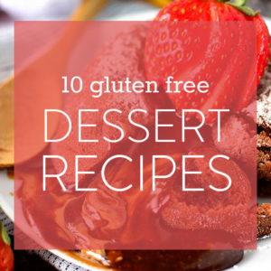 10 recetas de postres sin gluten