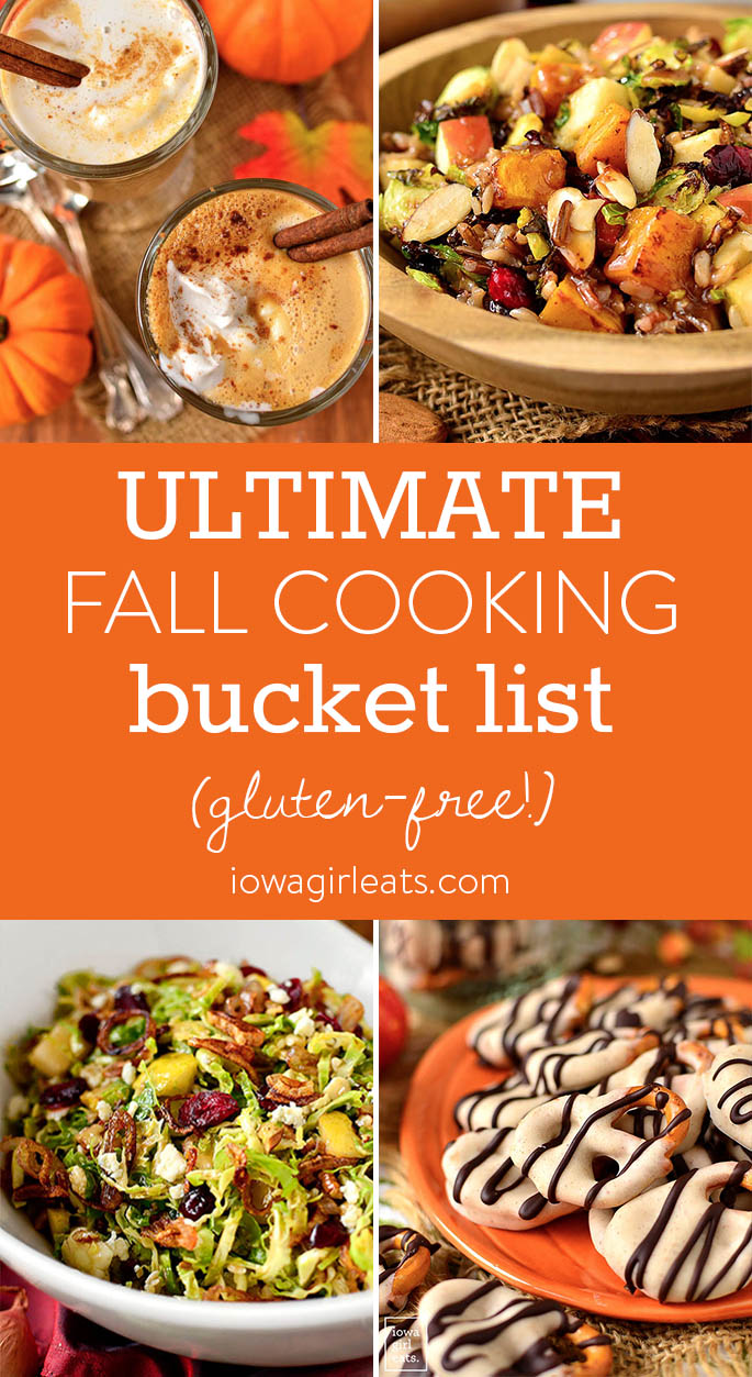 Photo collage of Ultimate Fall Cooking Bucket List