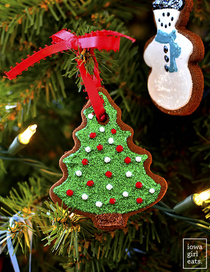 Easy Cinnamon Ornaments christmas tree cut out