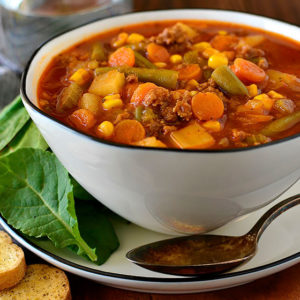 featured image of hamburger soup