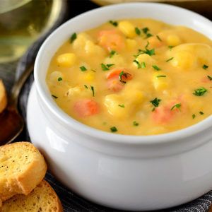 featured image of cheese cauliflower soup
