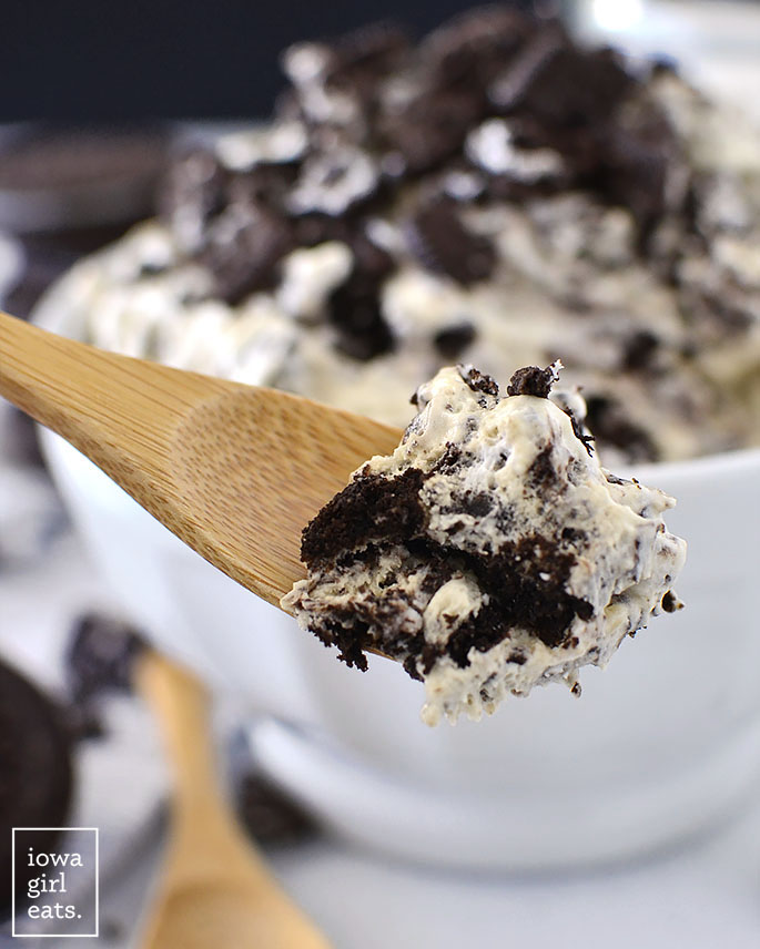 spoonful of Oreo Mousse