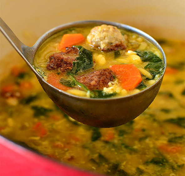Italian Wedding Soup Recipe - Yummy Healthy Easy