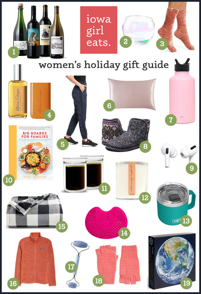 photo collage of 2021 holiday gift guide for women