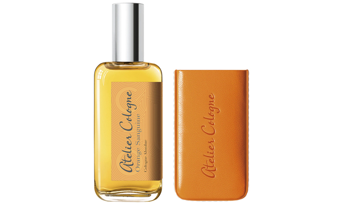 bottle of Atelier Cologne perfume