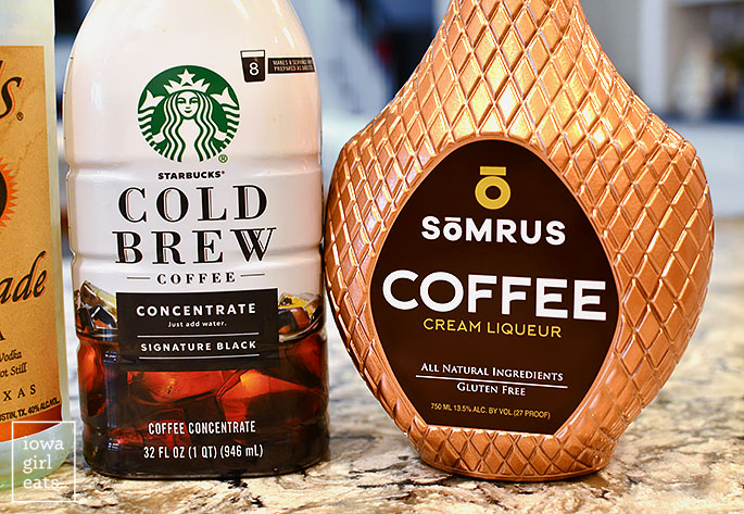 ingredients needed to make cold brew cocktails