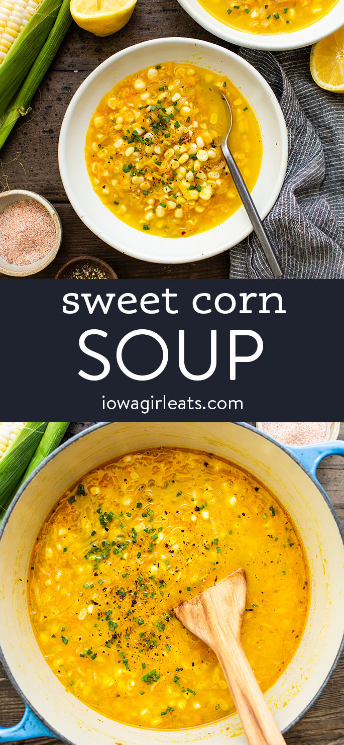 fresh sweet corn soup